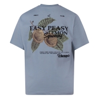 Ravagio Amad Z10231 t-shirts korte mouw Pastel blauw