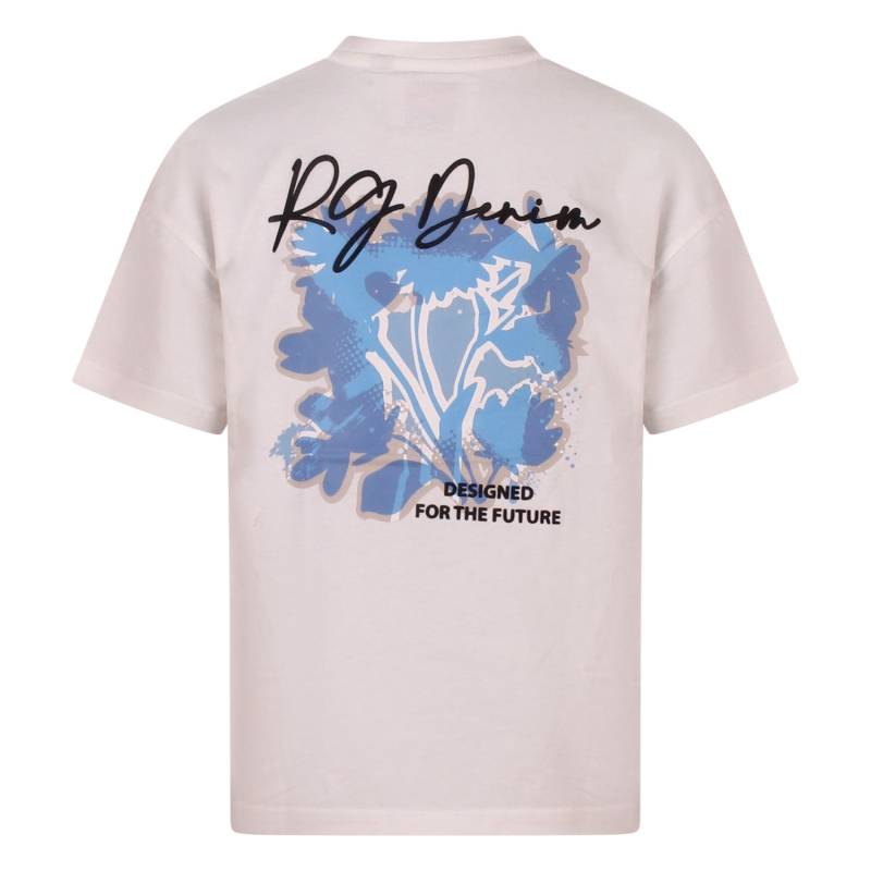 Ravagio Amaru Z10232 t-shirts korte mouw Ecru