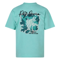 Ravagio Amaru Z10232 t-shirts korte mouw Aqua