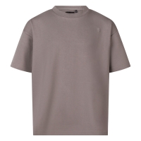 Ravagio Andre Z10247 t-shirts korte mouw Taupe