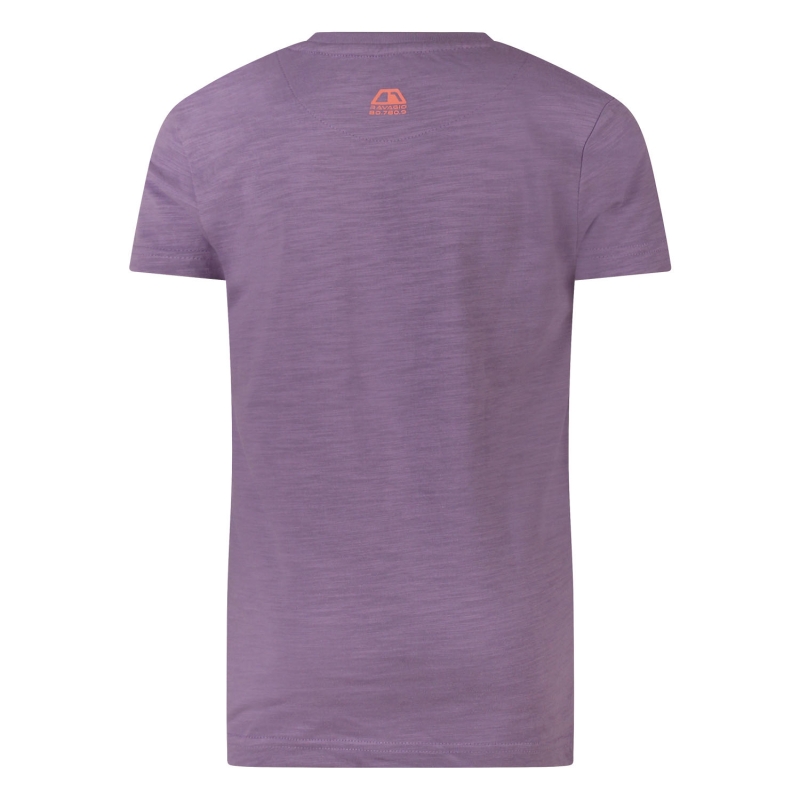 Ravagio Antoon Z10238 t-shirts korte mouw Paars licht