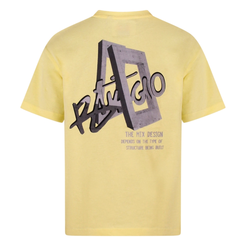 Ravagio Arjen Z10230 t-shirts korte mouw Geel