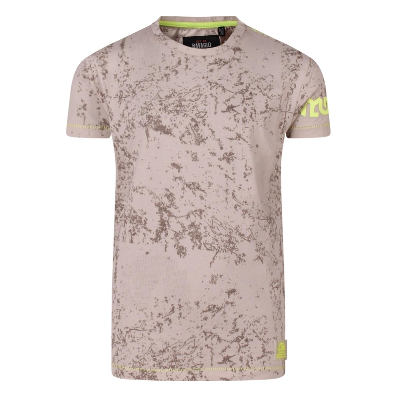 Ravagio Arsenio Z10236 t-shirts korte mouw Taupe