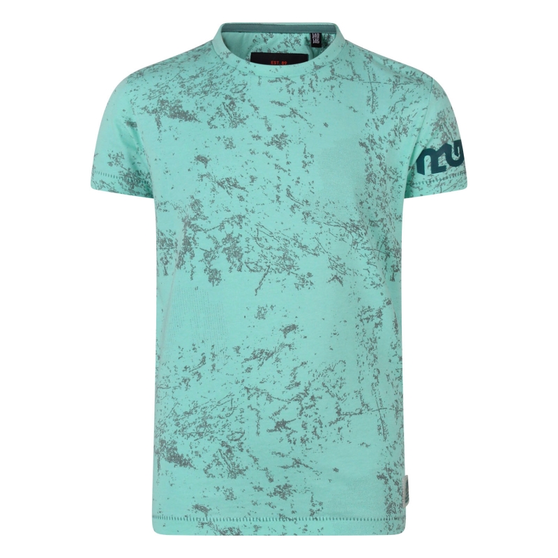 Ravagio Arsenio Z10236 t-shirts korte mouw Aqua