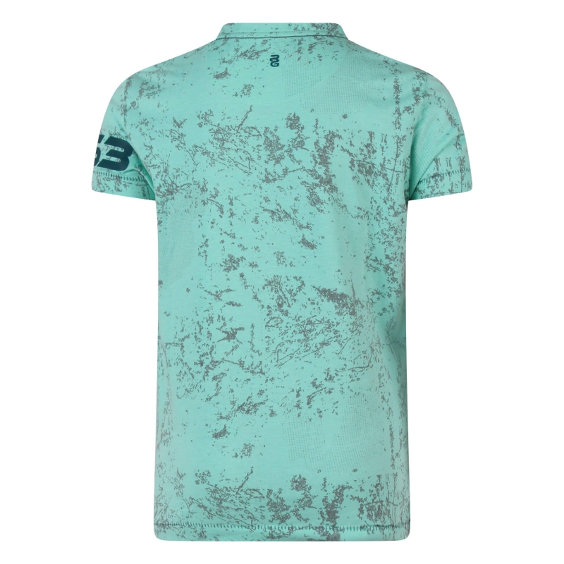 Ravagio Arsenio Z10236 t-shirts korte mouw Aqua