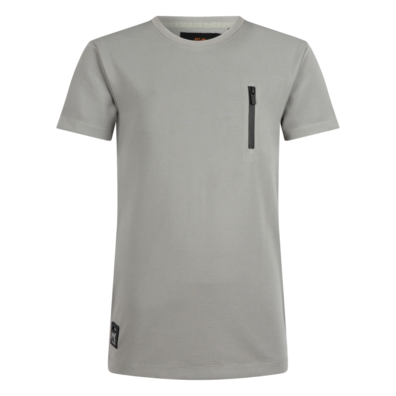 Ravagio Avian Z10225 t-shirts korte mouw Grijs midden