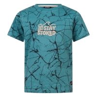 Unlocked 514175R Z10569 t-shirts korte mouw Petrol