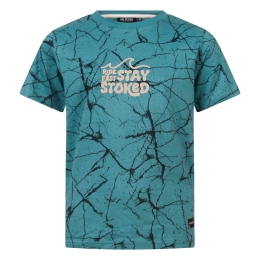 Unlocked 514175R Z10569 jongens T-shirts korte mouw Petrol