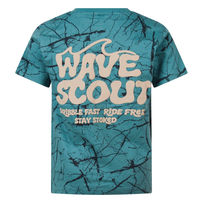 Unlocked 514175R Z10569 t-shirts korte mouw Petrol