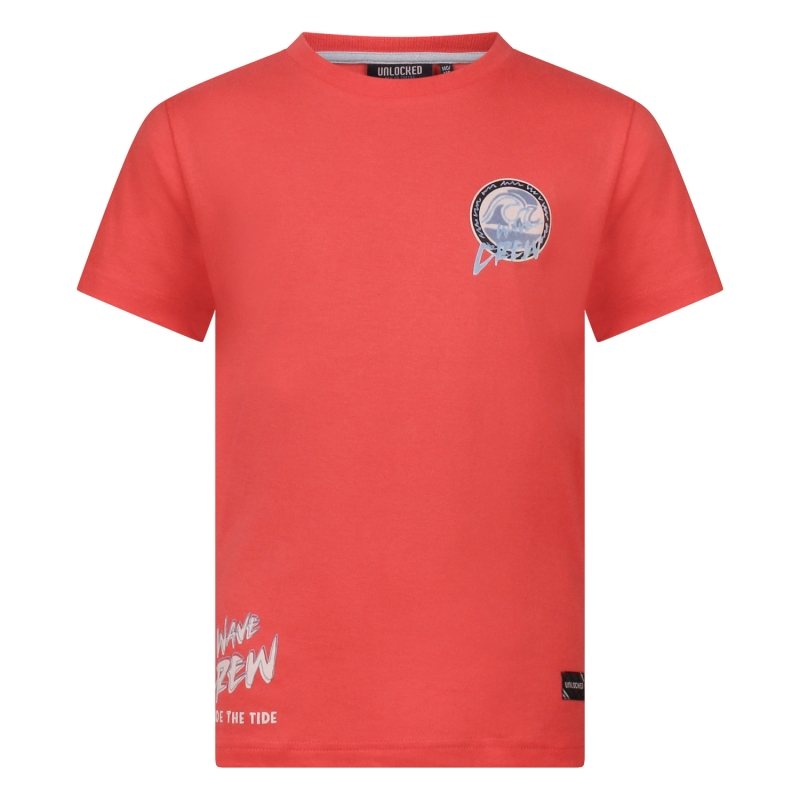 Unlocked 534138 Z10568 t-shirts korte mouw Koraal