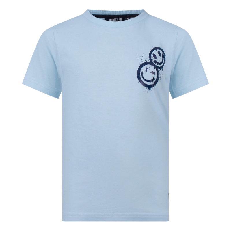 Unlocked 534174 Z10567 t-shirts korte mouw Blauw licht