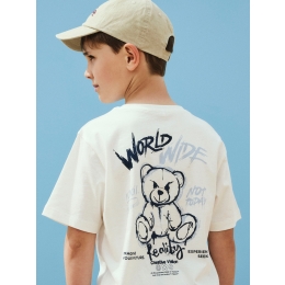 name it NKMDIPO SS NREG TOP BOX jongens T-shirts korte mouw White