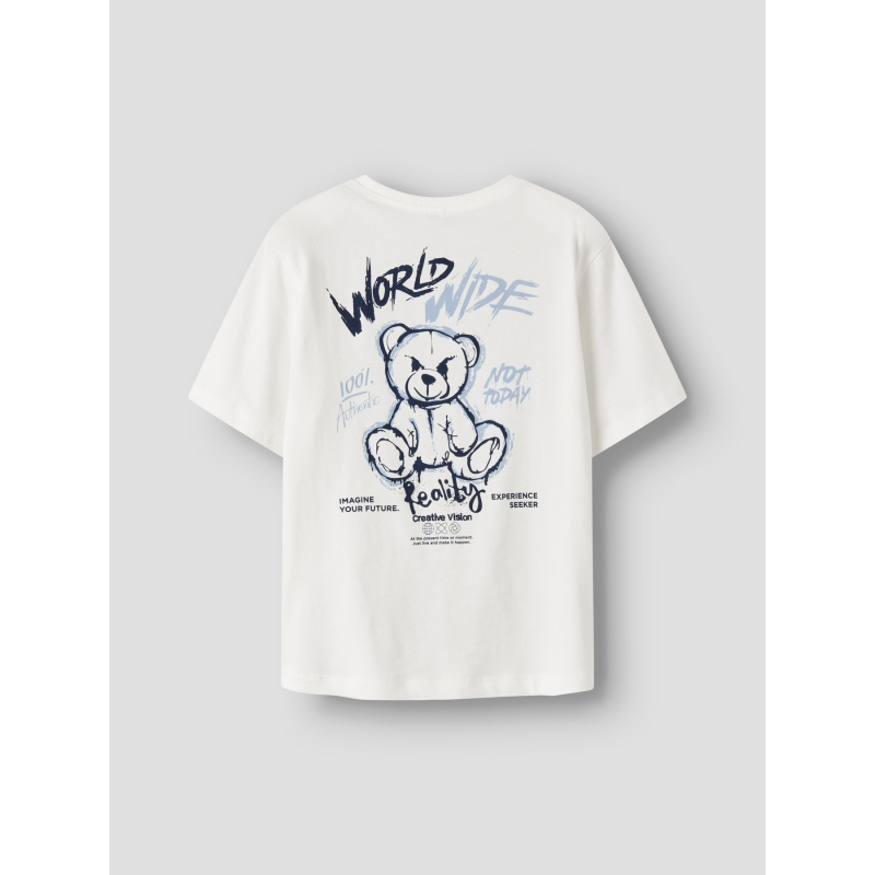 name it NKMDIPO SS NREG TOP BOX t-shirts korte mouw White