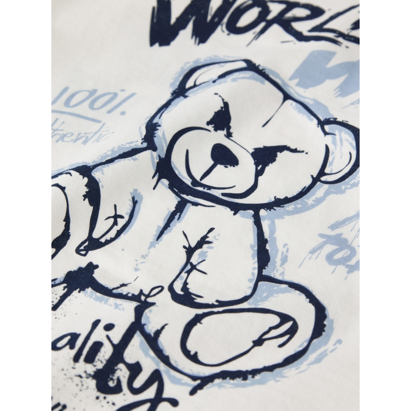 name it NKMDIPO SS NREG TOP BOX t-shirts korte mouw White