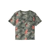 name it NKMFLUZZ SS NREG TOP t-shirts korte mouw Grey