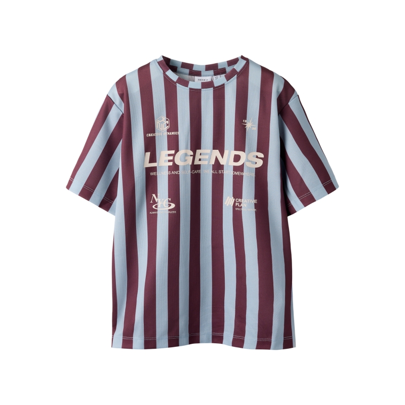 name it NKMFIDUR SS NREG TOP t-shirts korte mouw Blue