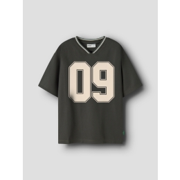 name it NKMLAS SS NREG TOP jongens T-shirts korte mouw Grey