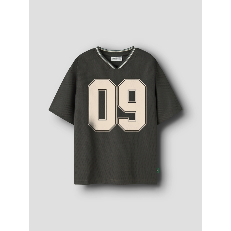 name it NKMLAS SS NREG TOP t-shirts korte mouw Grey