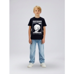 name it NKMTHOMAS SS NREG TOP BOX  PB jongens T-shirts korte mouw Blue