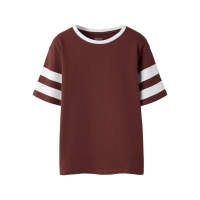 name it NKMTHOMAS SS NREG TOP BOX  PB t-shirts korte mouw Brown