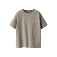 name it NKMBOONE SS NREG TOP BOX t-shirts korte mouw Grey