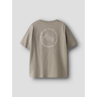 name it NKMBOONE SS NREG TOP BOX t-shirts korte mouw Grey