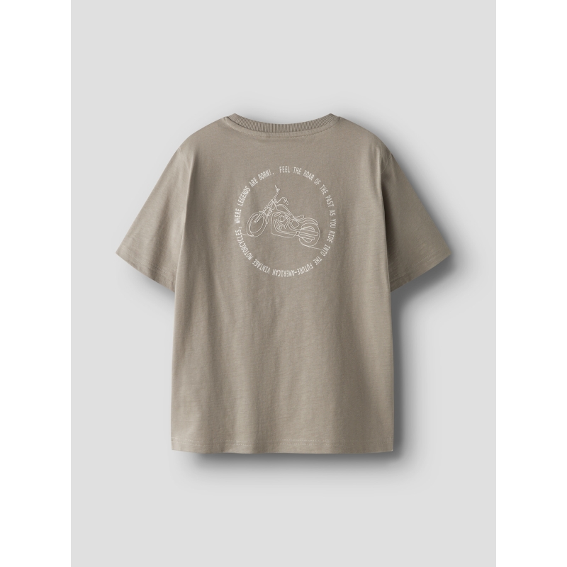 name it NKMBOONE SS NREG TOP BOX t-shirts korte mouw Grey