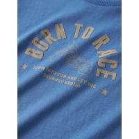 name it NKMBOONE SS NREG TOP BOX t-shirts korte mouw Blue