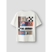 name it NKMBERNA SS NREG TOP BOX t-shirts korte mouw White