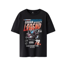 name it NKMBANK SS NREG TOP BOX jongens T-shirts korte mouw Black