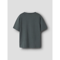 name it NKMBANK SS NREG TOP BOX t-shirts korte mouw Grey