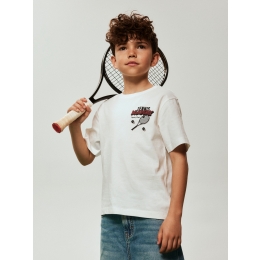 name it NKMTOBIAS SS NREG TOP BOX jongens T-shirts korte mouw White