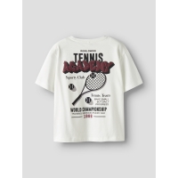 name it NKMTOBIAS SS NREG TOP BOX t-shirts korte mouw White
