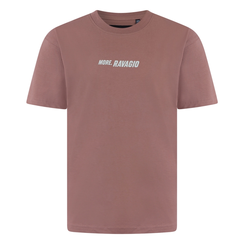 Ravagio Biemer W20219 t-shirts korte mouw Oranje roest