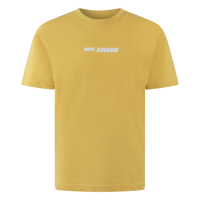 Ravagio Biemer W20219 t-shirts korte mouw Geel