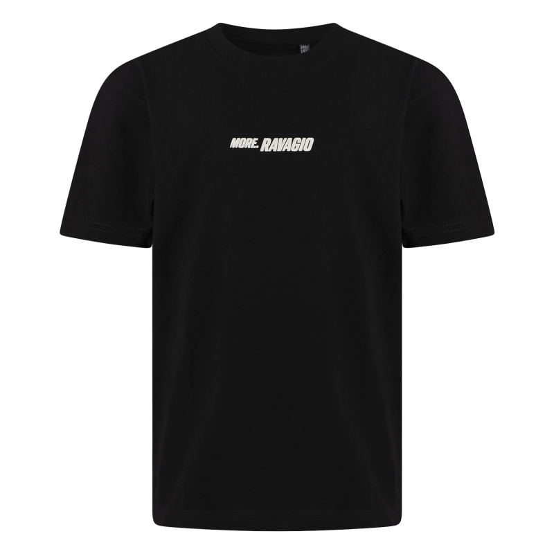 Ravagio Biemer W20219 t-shirts korte mouw Zwart