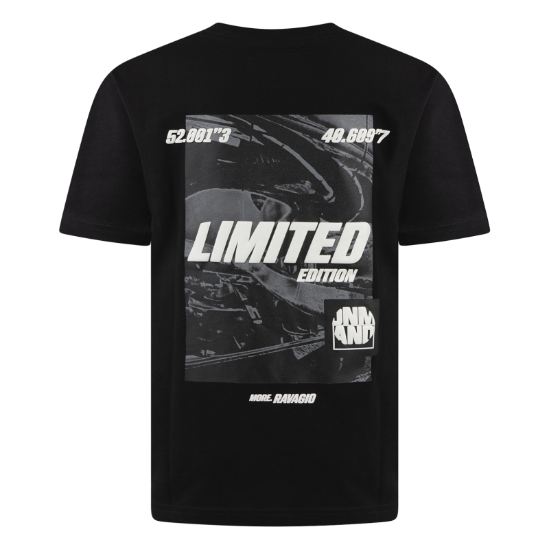 Ravagio Biemer W20219 t-shirts korte mouw Zwart