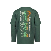 Unlocked Iowa W10245 t-shirts lange mouw Army