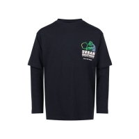 Unlocked Iowa W10245 t-shirts lange mouw Marine