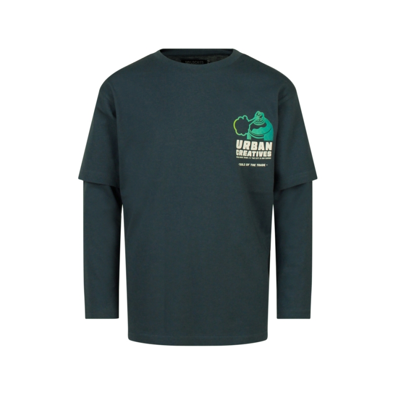 Unlocked Iowa W10245 t-shirts lange mouw Raf