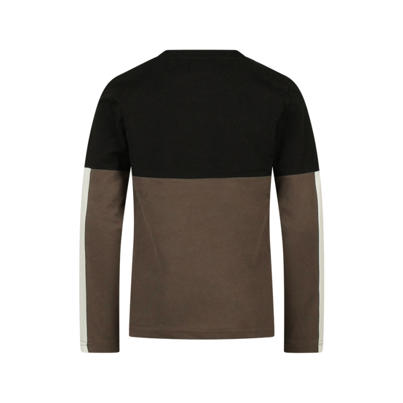 Unlocked 3117600 W10273 t-shirts lange mouw Bruin