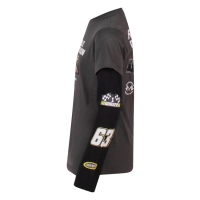 Unlocked 3117601 W10275 t-shirts lange mouw Antraciet