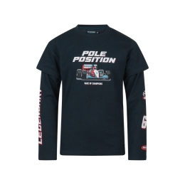 Unlocked 3117601 W10275 jongens T-shirt lm Marine