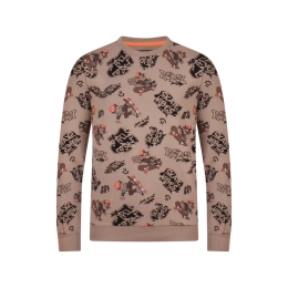 Unlocked 3117602 W10276 jongens T-shirt lm Taupe