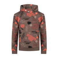 Unlocked 3117603 W10277 t-shirts lange mouw Bruin