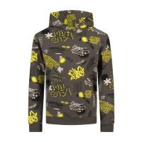 Unlocked 3117603 W10277 t-shirts lange mouw Antraciet