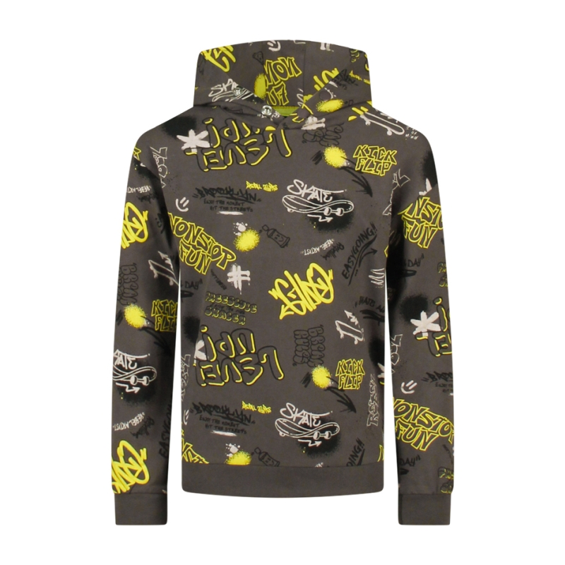 Unlocked 3117603 W10277 t-shirts lange mouw Antraciet