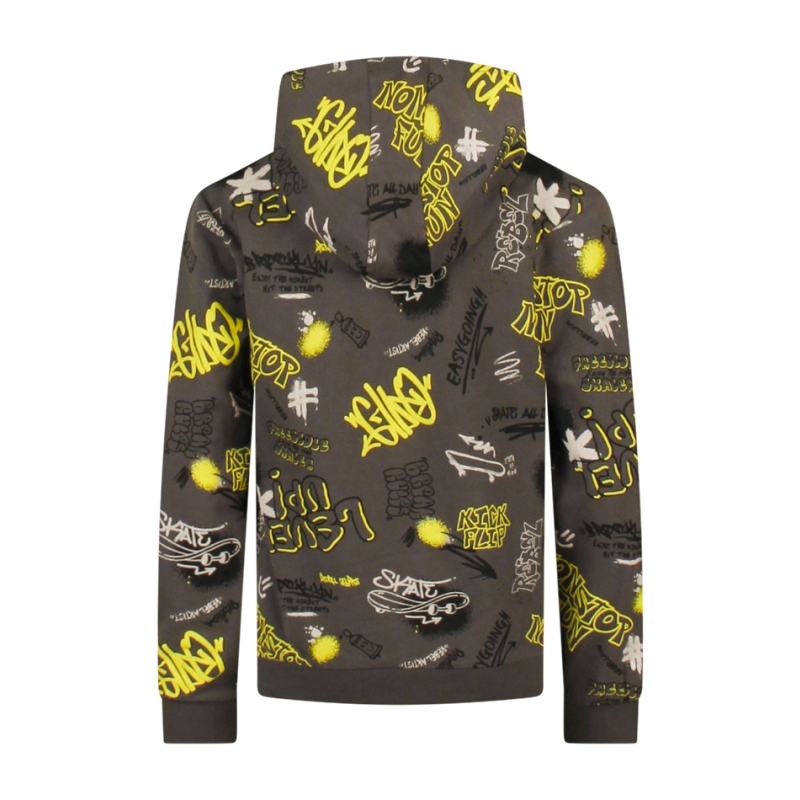 Unlocked 3117603 W10277 t-shirts lange mouw Antraciet