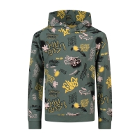 Unlocked 3117603 W10277 t-shirts lange mouw Groen donker