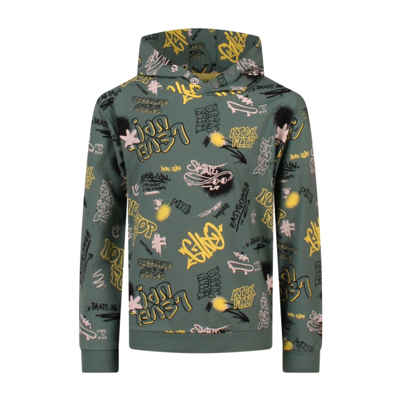 Unlocked 3117603 W10277 t-shirts lange mouw Groen donker